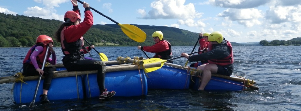 Raft building with chariots